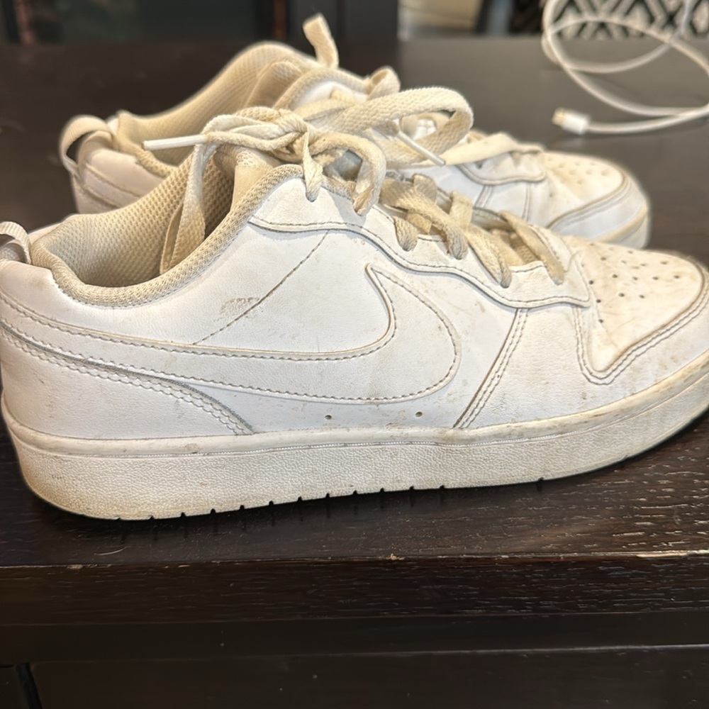 Nike Kids' Classic White Sneakers 6 Youth shoes tennis school gym athletic - Picture 5 of 6